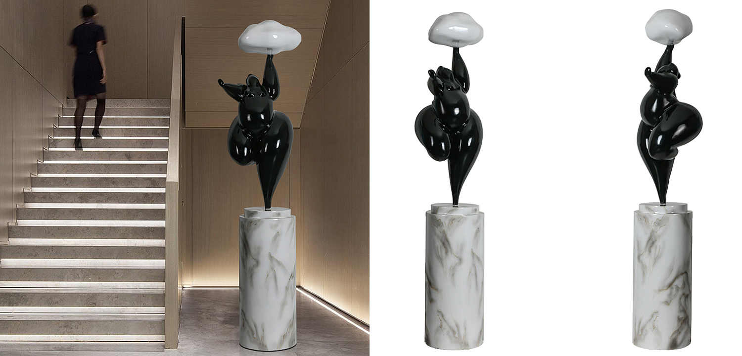 Торшер In The Clouds Black Floor Lamp Торшер In The Clouds Black Floor Lamp - Loft-Concept в Твери