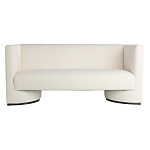 Дизайнерский Двухместный диван Florida Sofa  с элегантным деревянным декором  варинант исполнения - 2 | Loft Concept в Твери