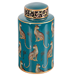 Ваза фарфоровая с крышкой Leopard Ccollection варинант исполнения - 1 | Loft Concept в Твери