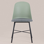Стул из прочного пластика на металлическом основании Anora Green  варинант исполнения - 2 | Loft Concept в Твери