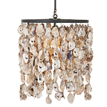 Люстра овальная с подвесками из устричных раковин Sea Ravens варинант исполнения - 2 | Loft Concept в Твери