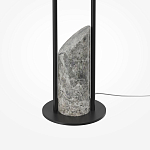 Напольный торшер светодионый черный Lumen Duo варинант исполнения - 4 | Loft Concept в Твери