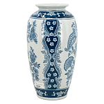 Ваза с синим цветочным орнаментом Blue & White Ornament  варинант исполнения - 2 | Loft Concept в Твери