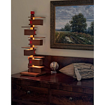 Торшер с каркасом из множества полок Links варинант исполнения - 5 | Loft Concept в Твери