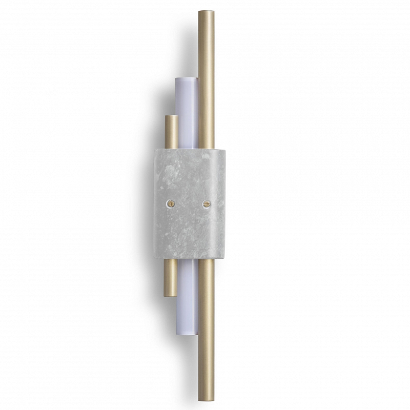 Бра Bert Frank TANTO SMALL WALL LIGHT Латунь Серый Белое матовое стекло Бра Bert Frank TANTO SMALL WALL LIGHT Латунь Серый Белое матовое стекло в Твери | Loft Concept
