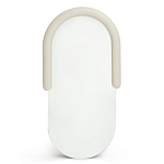 Зеркало овальное Curved Furniture бежевое варинант исполнения - 1 | Loft Concept в Твери