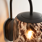 Бра с плафоном из янтарного стекла Amber Olmos Wall Lamp варинант исполнения - 4 | Loft Concept в Твери