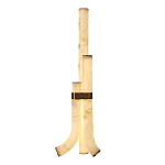 Торшер геометрический с тремя мраморными плафонами Marble Tripod варинант исполнения - 2 | Loft Concept в Твери