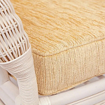 Комплект уличной мебели из ротанга Eloise белый варинант исполнения - 6 | Loft Concept в Твери