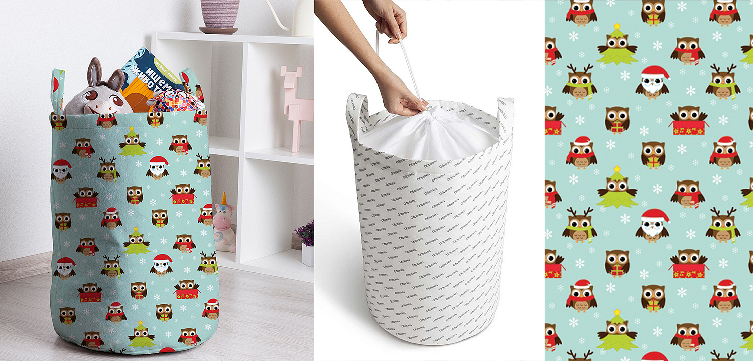Корзина New Year Owls Basket Корзина New Year Owls Basket - Loft-Concept в Твери