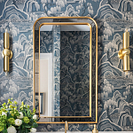 Зеркало в золотой раме Arched Mirror варинант исполнения - 2 | Loft Concept в Твери