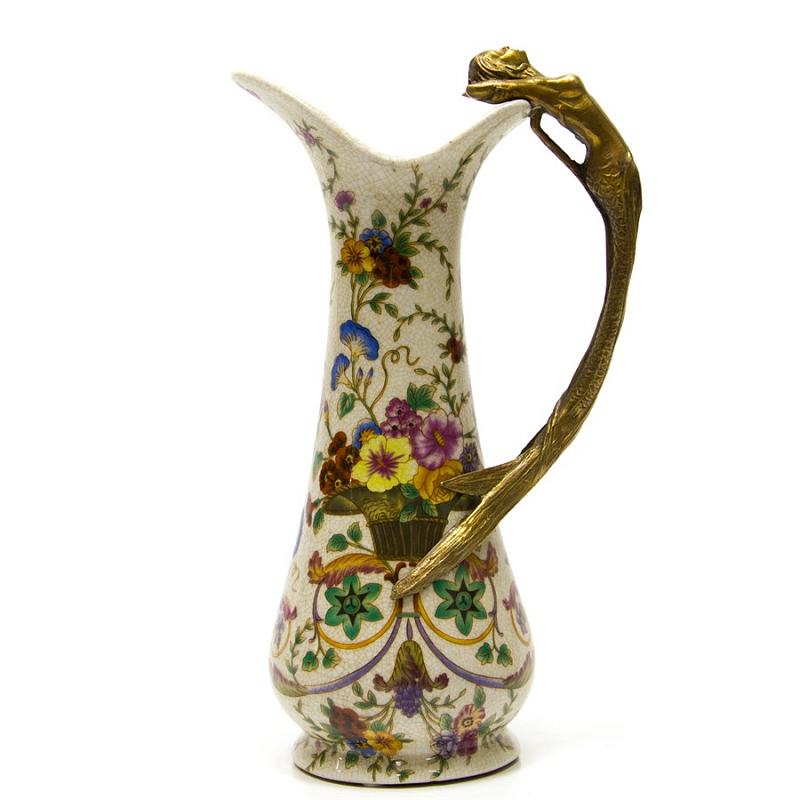 Кувшин Basket of Flowers and Dragonfly Мульти Бронза в Твери | Loft Concept 