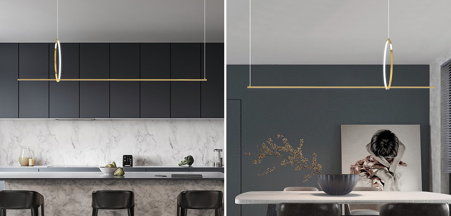 Дизайнерский Подвесной Светильник Ursa Geometric Ring Lamp 1 кольцо Дизайнерский Подвесной Светильник Ursa Geometric Ring Lamp 1 кольцо - Loft-Concept в Твери