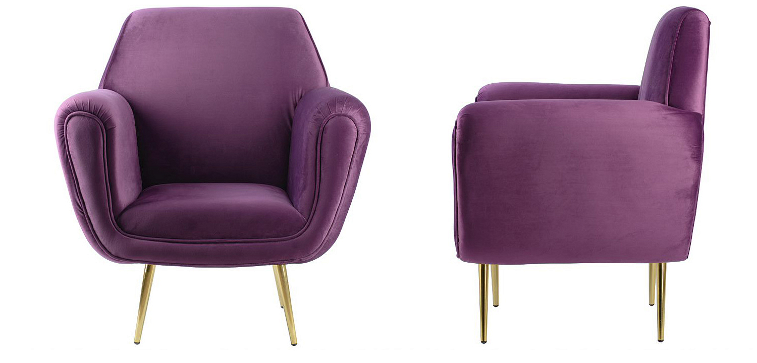 Кресло Lounge Chairs Gigi Radice purple Кресло Lounge Chairs Gigi Radice purple - Loft-Concept в Твери