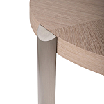 Столик журнальный с низкой круглой столешницей Wood Grain варинант исполнения - 4 | Loft Concept в Твери