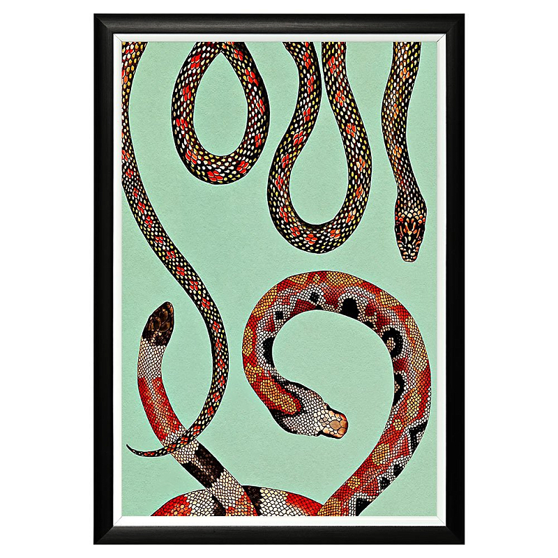 Постер Red Snakes Постер Red Snakes в Твери | Loft Concept