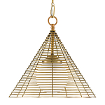 Подвесной светильник в форме конуса с фактурным абажуром Flawless Form варинант исполнения - 1 | Loft Concept в Твери