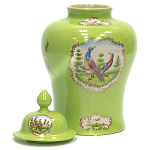 Фарфоровая ваза с крышкой Eden Garden варинант исполнения - 2 | Loft Concept в Твери