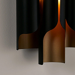 Бра из металла Dolton Wall Lamp Black варинант исполнения - 3 | Loft Concept в Твери