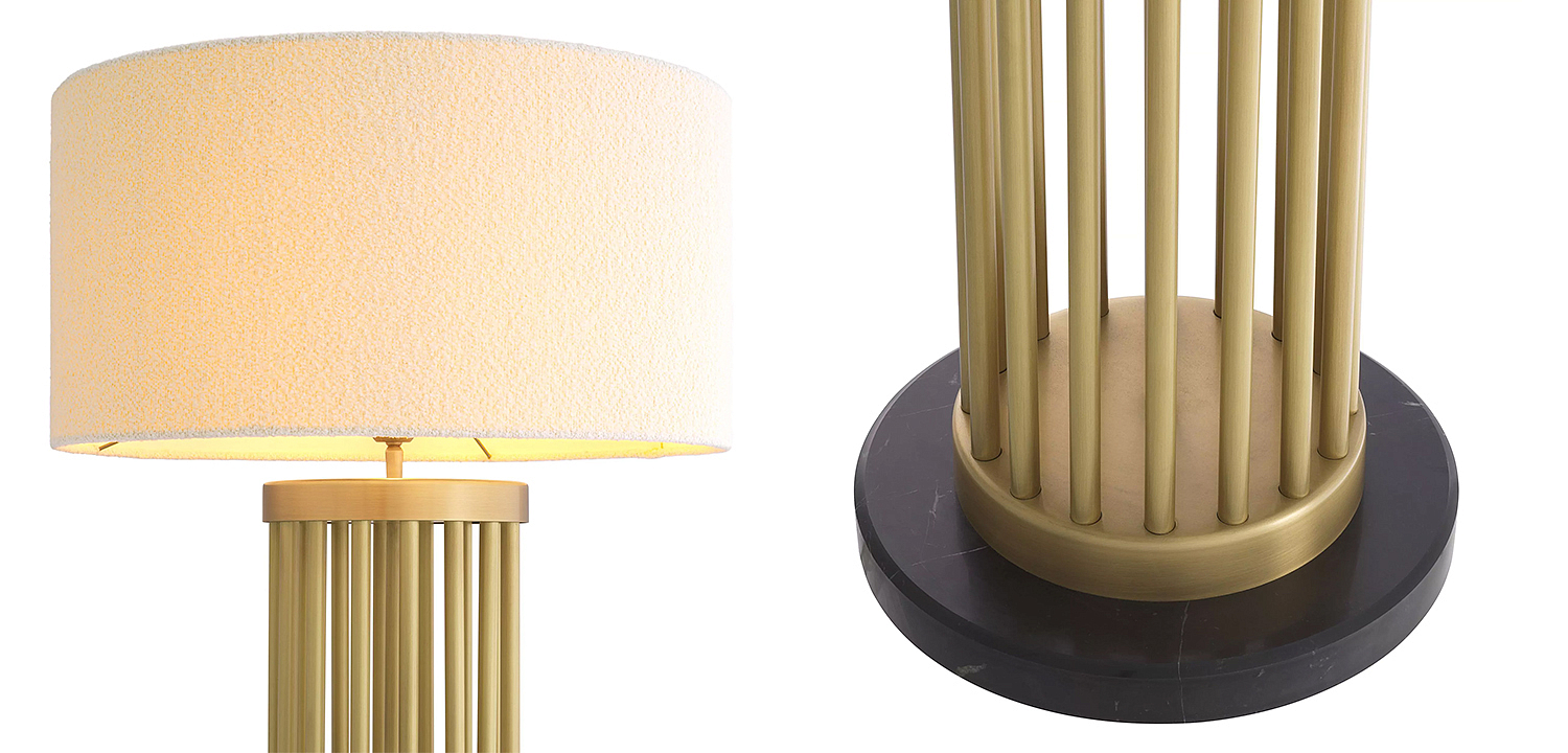 Торшер Eichholtz Floor Lamp Condo Brass Торшер Eichholtz Floor Lamp Condo Brass - Loft-Concept в Твери