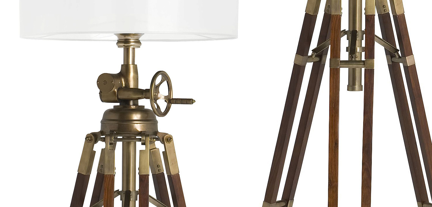 Торшер Eichholtz Floor Lamp Royal Marine Cream Торшер Eichholtz Floor Lamp Royal Marine Cream - Loft-Concept в Твери