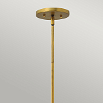 Подвесной светильник с матовым стеклянным коническим плафоном в современном стиле Hinkley варинант исполнения - 6 | Loft Concept в Твери