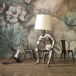 Лампа MALE MANNEQUIN LAMP с абажуром варинант исполнения - 2 | Loft Concept в Твери