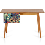 Письменный стол с принтом на ящиках Elise Desk варинант исполнения - 9 | Loft Concept в Твери