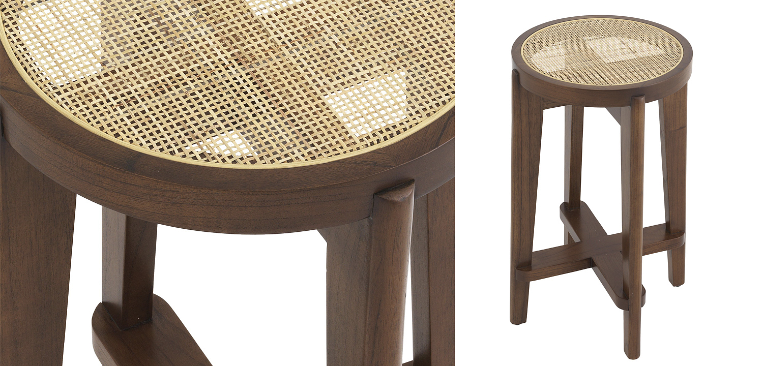 Полубарный стул Eichholtz Counter Stool Dareau brown Полубарный стул Eichholtz Counter Stool Dareau brown - Loft-Concept в Твери
