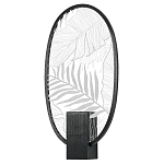 Бра с гравировкой на акриловом плафоне Gravyura Black варинант исполнения - 1 | Loft Concept в Твери