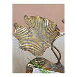 Столик приставной с тремя столешницами Тропические листья Tropical Forest gold варинант исполнения - 6 | Loft Concept в Твери