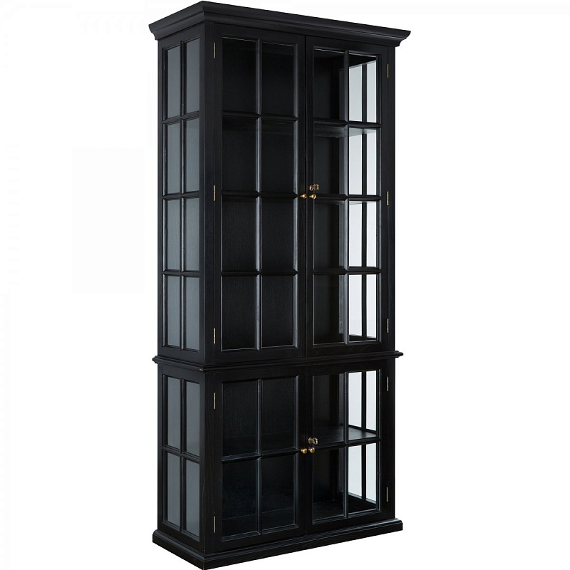 Шкаф-витрина French black Черный Шкаф-витрина French black Черный в Твери | Loft Concept
