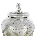 Ваза из стекла с крышкой и декоративными узорами Chinoiserie Ceramics варинант исполнения - 2 | Loft Concept в Твери