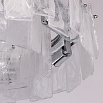 Люстра круглая с подвесными прямоугольными пластинами из стекла Glacier Panels варинант исполнения - 8 | Loft Concept в Твери