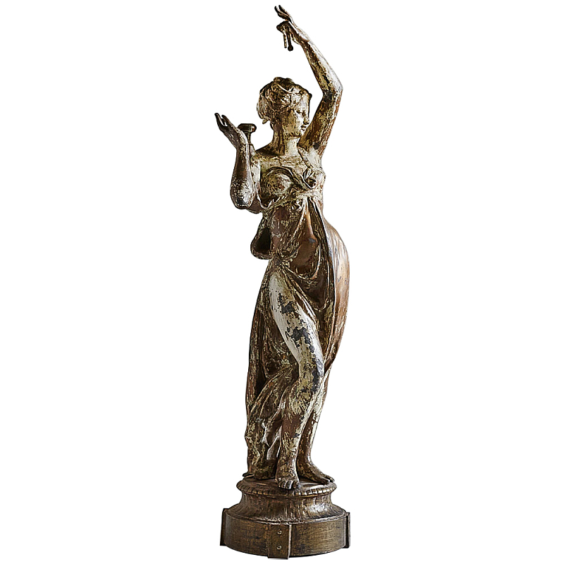 Большая антикварная статуя Antique Woman Statue Коричневый Бежевый Большая антикварная статуя Antique Woman Statue Коричневый Бежевый в Твери | Loft Concept
