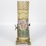 Фарфоровая ваза с бронзовыми элементами Eden Garden варинант исполнения - 3 | Loft Concept в Твери