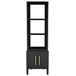 Этажерка Primo с тумбой шпон Черный дуб варинант исполнения - 1 | Loft Concept в Твери