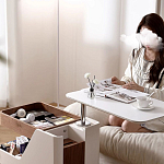 Журнальный столик передвижной с подъемной столешницей Table Trolley варинант исполнения - 3 | Loft Concept в Твери