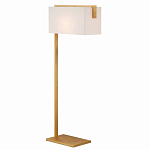 Торшер с прямоугольным абажуром на золотом металлическом каркасе Rectangular Plane  варинант исполнения - 1 | Loft Concept в Твери