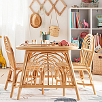 Настенная деревянная раздвижная вешалка Larson Wood Hanger варинант исполнения - 8 | Loft Concept в Твери