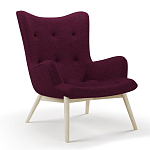 Мебельная ткань Шенилл фиолетовый цвет 138 см T4-27 варинант исполнения - 5 | Loft Concept в Твери