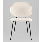 Стул Bellamy букле молочный варинант исполнения - 4 | Loft Concept в Твери