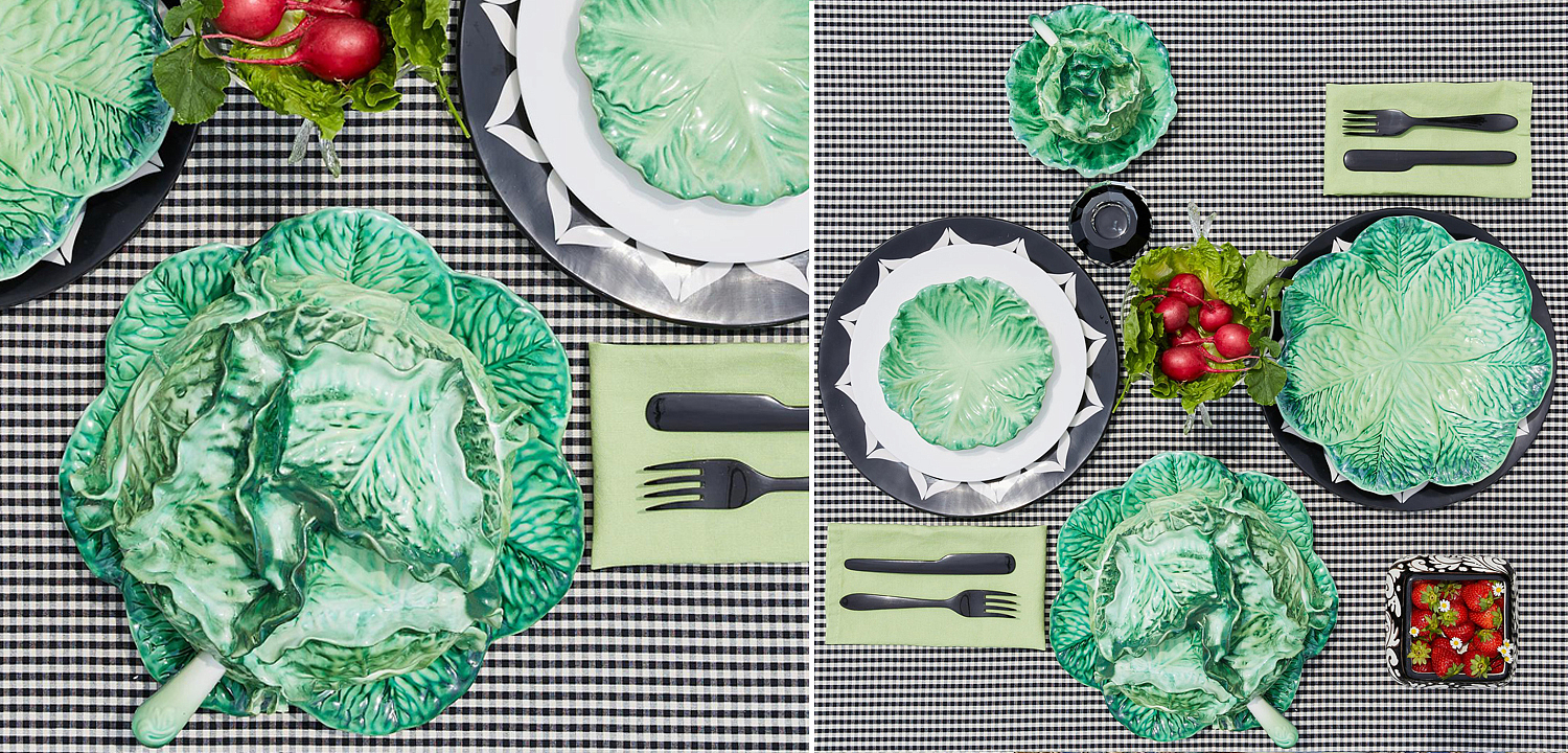 Супница SOUP BOWL CABBAGE SMALL W/PLATE D13 Супница SOUP BOWL CABBAGE SMALL W/PLATE D13 - Loft-Concept в Твери