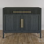 Буфет Primo с двумя ящиками и двумя фасадами Черный дуб варинант исполнения - 2 | Loft Concept в Твери