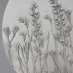 Панно Серые цветы варинант исполнения - 3 | Loft Concept в Твери