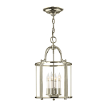 Подвесной светильник с прозрачным стеклянным цилиндрическим плафоном в классическом стиле на цепи Hinkley варинант исполнения - 9 | Loft Concept в Твери