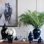 Ваза с крышкой однотонная Высота 48 см Chinoiserie Ceramics варинант исполнения - 4 | Loft Concept в Твери