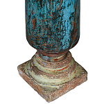 Антикварная колонна из массива тика Unique Indian Antique Column варинант исполнения - 3 | Loft Concept в Твери