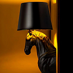 Horse Statue Floor Lamp Большой светильник Черная Лошадь варинант исполнения - 5 | Loft Concept в Твери