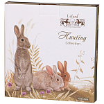 Тарелка закусочная из фарфора с изображением животных Hunting Porcelain Collection варинант исполнения - 2 | Loft Concept в Твери